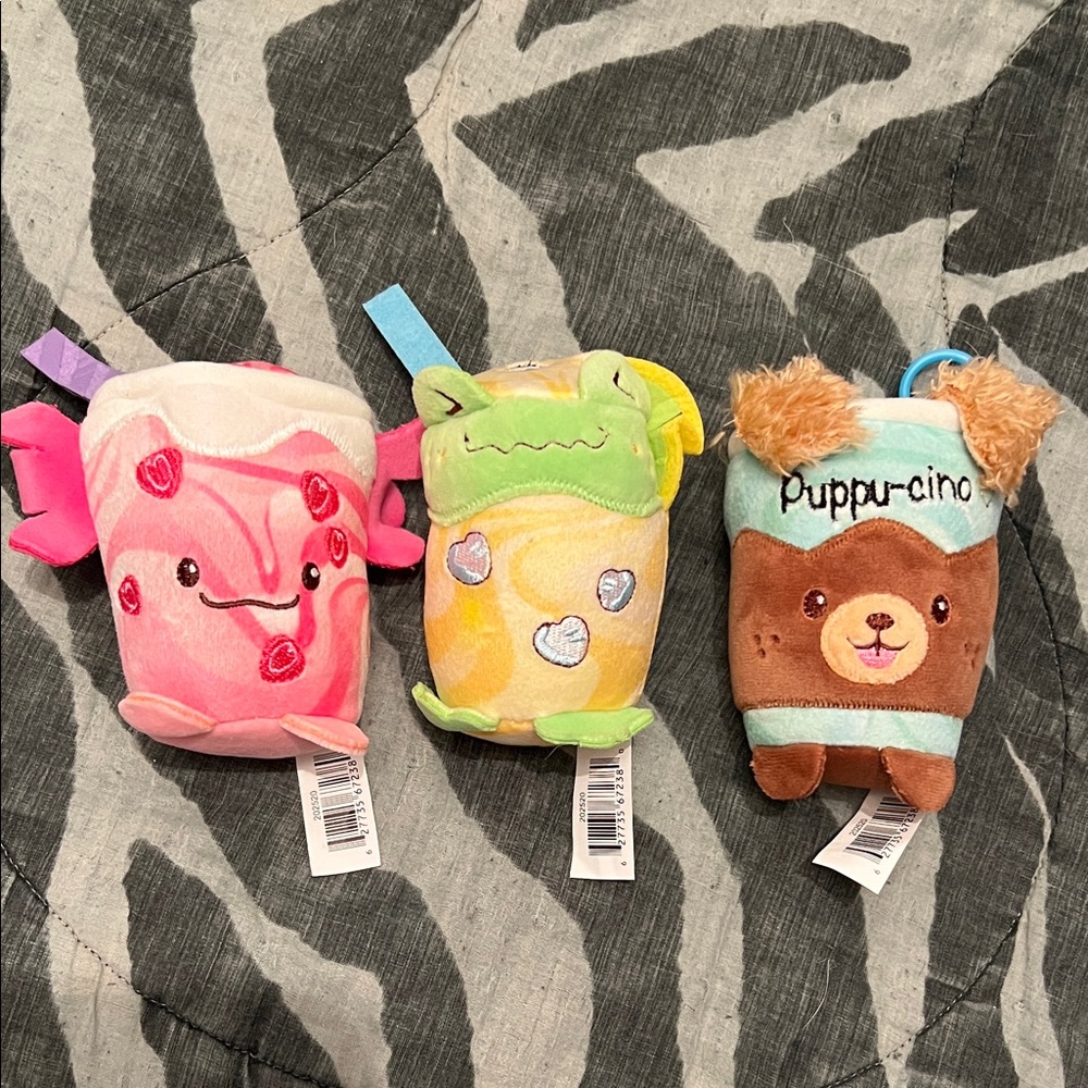Boba Bubble Tea Plush Keychains